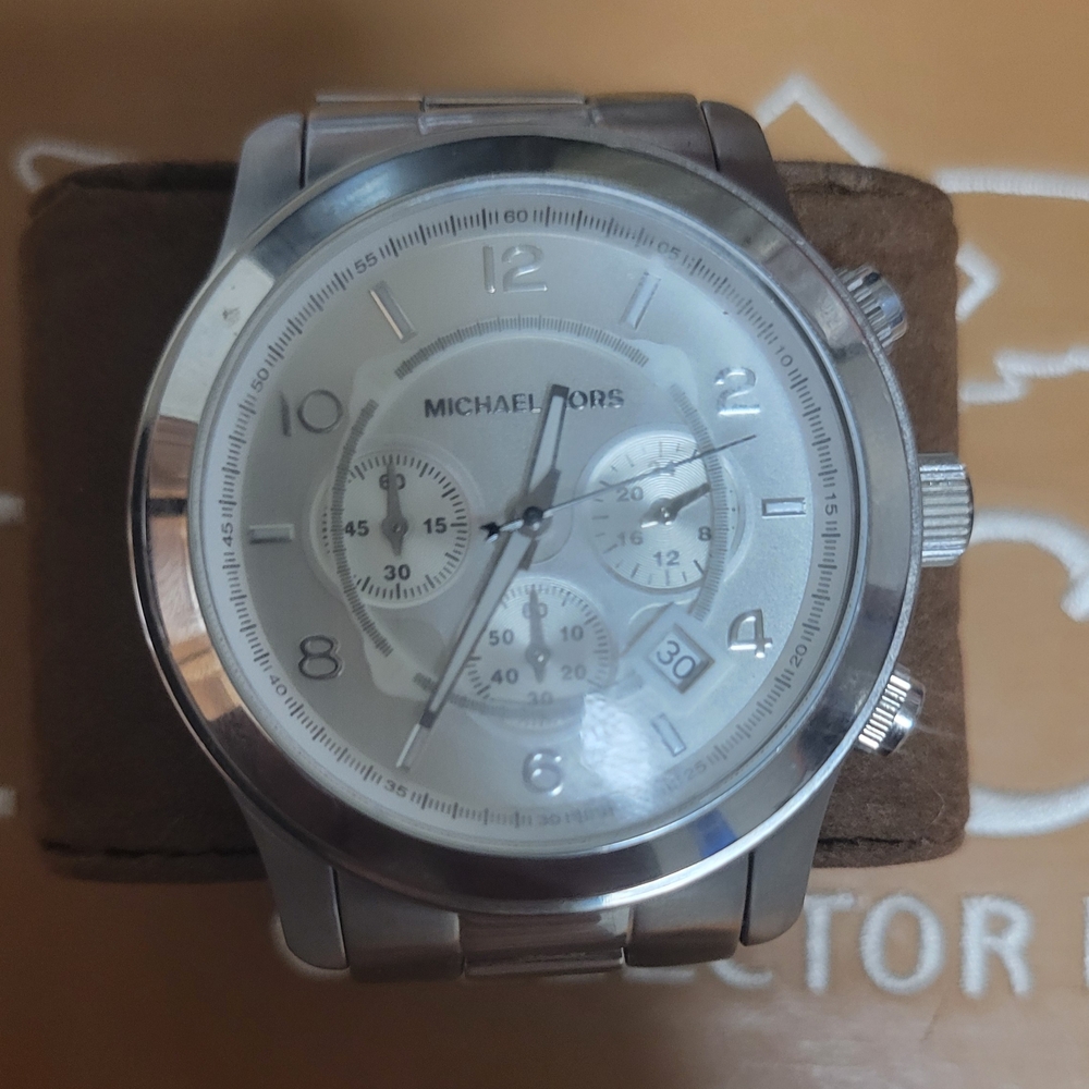 Michael Kors Silver Chronograph Watch